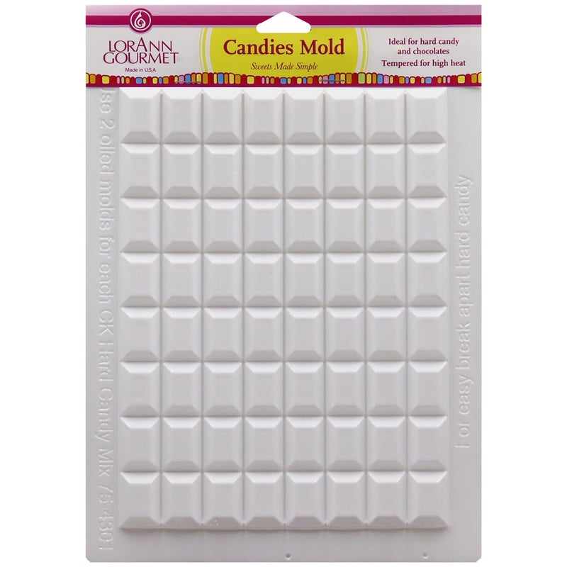 LorAnn Oils LorAnn Hard Candy Making Mold Gems Set - Includes Rectangle, Hexagon and Disc Molds - Image 2